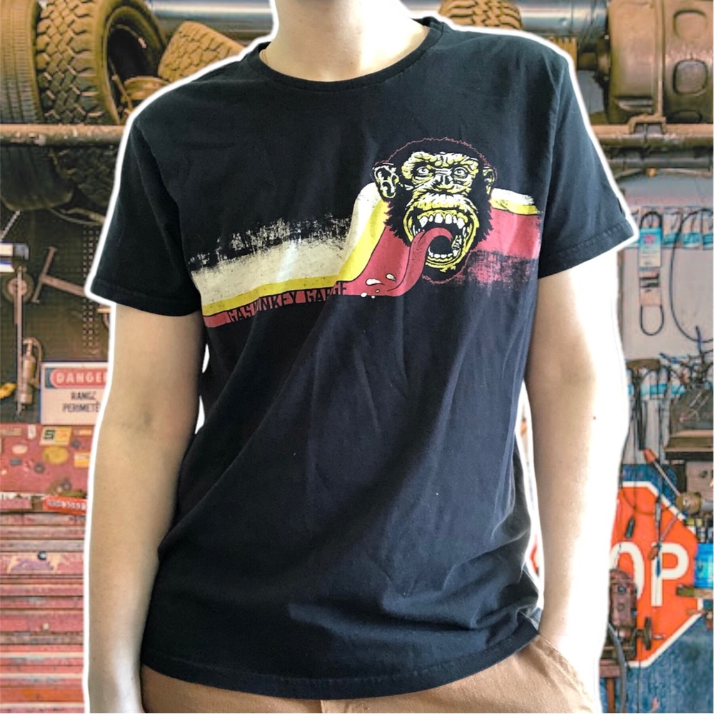 Dickies Gas Monkey Garage Black Graphic T-Shirt, Size S